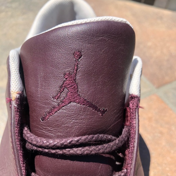 *SOLD* Jordan V.5 Low Deep Burgundy Brown Leather Sz 9.5 - Picture 8 of 10